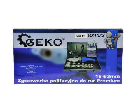 Zgrzewarka polifuzyjna do rur 16-63mm Premium GEKO (5) Geko
