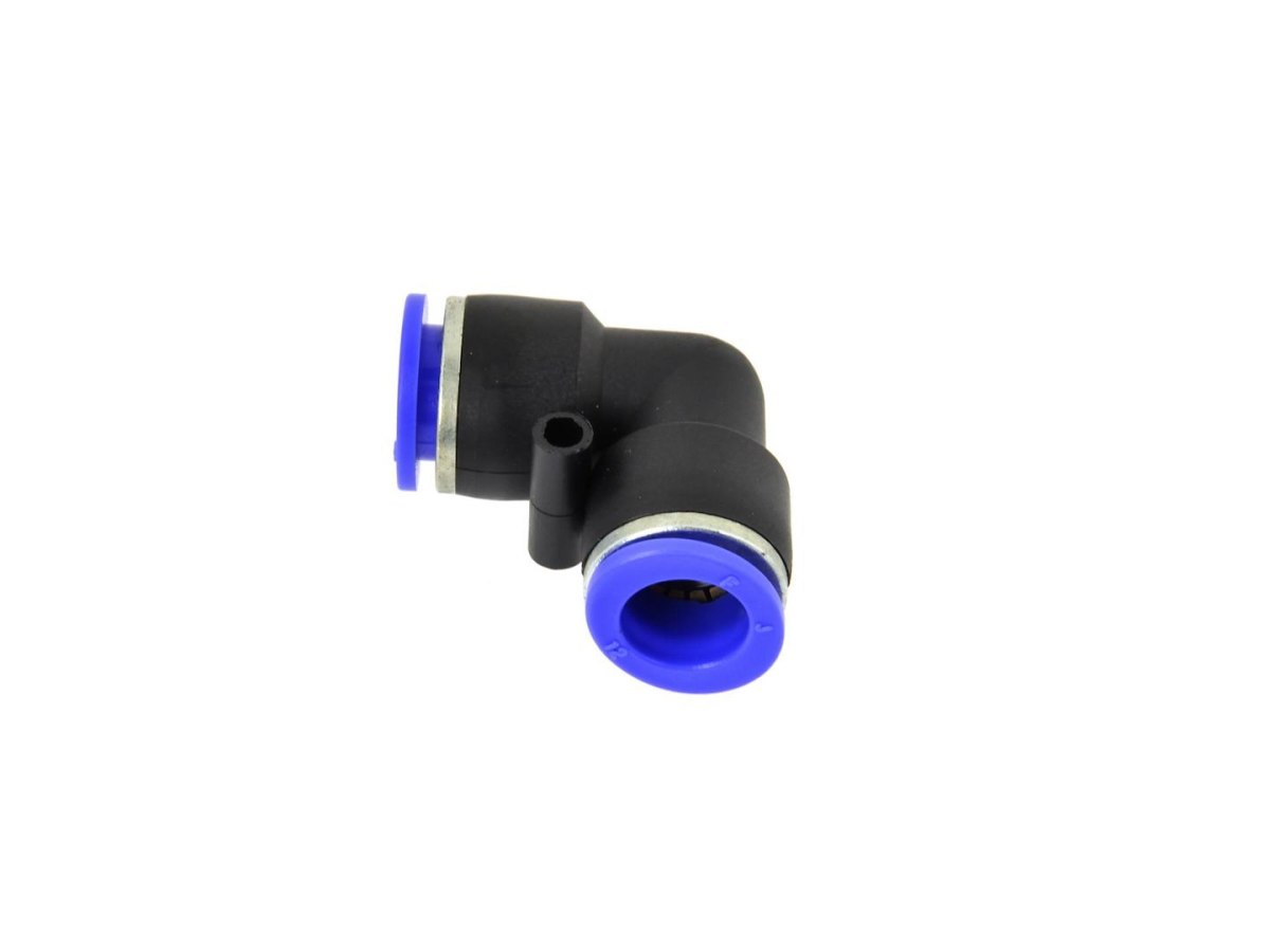 Złączka automatyczna węża PU/PE typ L fi 6mm (50/100/500)/ Geko