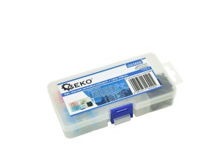 Złączki rurki koszulki termokurczliwe z cyną 0,25-6mm2 100szt. - 5 rozmiarów Geko