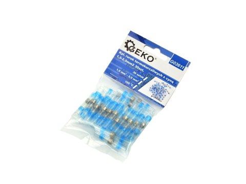 Złączki rurki koszulki termokurczliwe z cyną 1,5-2,5mm2 30szt. (500) Geko