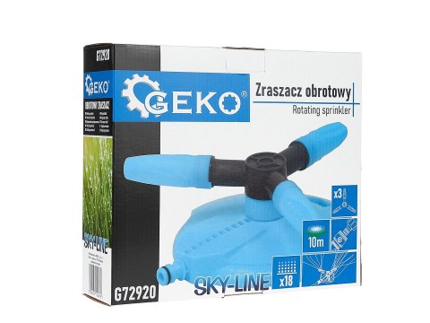 Zraszacz obrotowy trzyramienny SKY-LINE (48) Geko
