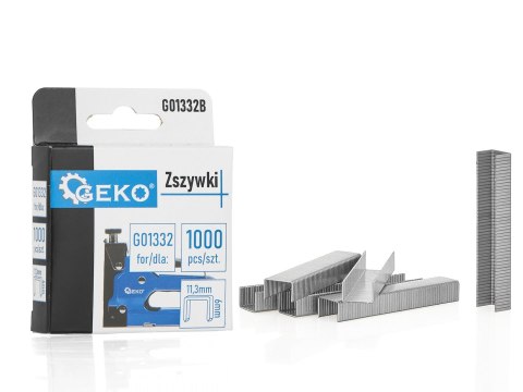 Zszywki Typ G 1.2x11.3mm 6mm 1000szt. (200) Geko