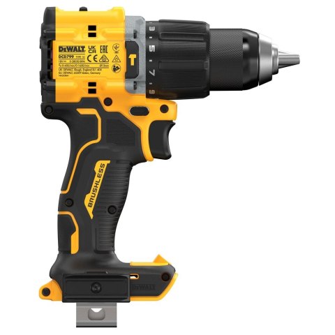 18 V XR BEZSZCZOTKOWA WIERTARKO-WKRĘTARKA UDAROWA (TYLKO NARZĘDZIE) DEWALT DCD799N-XJ