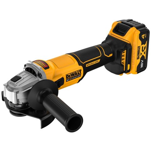 18V XR 125 MM BEZSZCZOTKOWA SZLIFIERKA KĄTOWA 2 X 4AH DEWALT DCG407M2T-QW