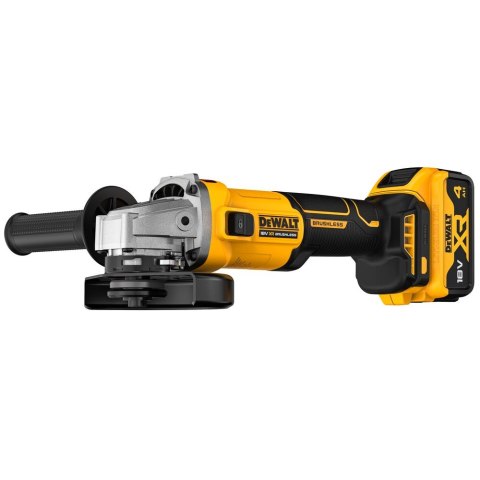 18V XR 125 MM BEZSZCZOTKOWA SZLIFIERKA KĄTOWA 2 X 4AH DEWALT DCG407M2T-QW