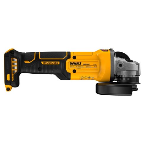 18V XR 125 MM BEZSZCZOTKOWA SZLIFIERKA KĄTOWA DEWALT DCG407NT-XJ