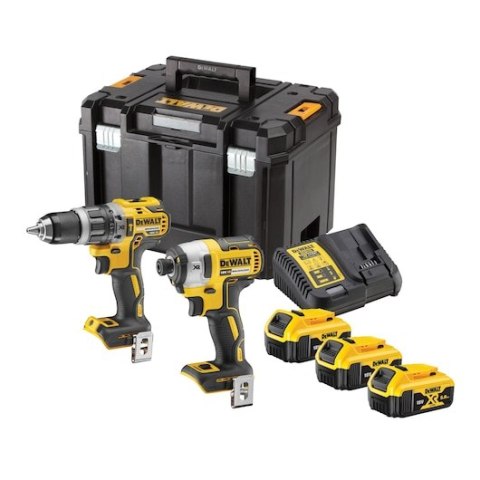 18V XR 2-NARZĘDZIOWY ZESTAW COMBO 3 X 5AH DEWALT DCK266P3T-QW