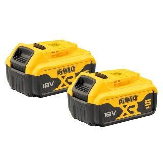 18V XR AKUMULATOR KOMPAKTOWY 2X5 AH DEWALT DCB184P2-XJ