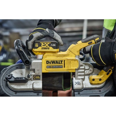 18V XR BEZSZCZOTKOWA PIŁA TAŚMOWA DO GŁĘBOKICH CIĘĆ - NARZĘDZIE BEZ AKUMULATORA I ŁADOWARKI DEWALT DCS374N-XJ