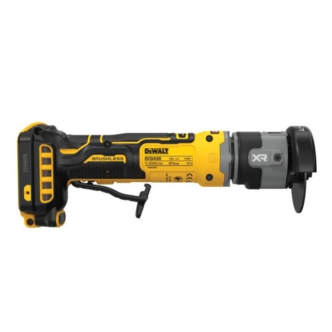 18V XR KOMPAKTOWA 76 MM PRZECINARKA - NARZĘDZIE BEZ AKUMULATORA I ŁADOWARKI DEWALT DCG430N-XJ