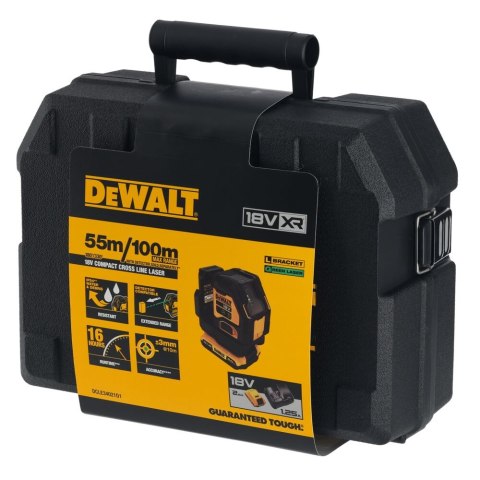 18V XR LASER KRZYŻOWY DEWALT DCLE34021D1-QW