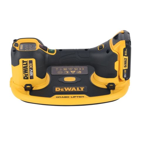 18V XR PODNOŚNIK PRÓŻNIOWY GRABO 1X2AH DEWALT DCE590D1T-QW