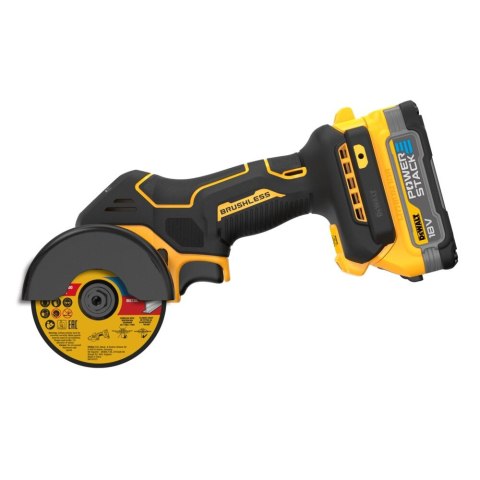 18V XR PRZECINARKA 76MM 2 X 1.7AH POWERSTACK DEWALT DCS438E2T-QW