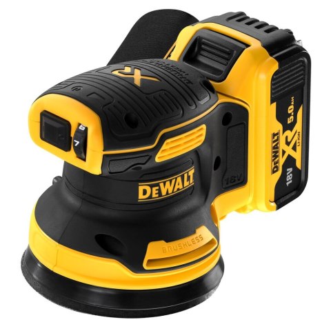 18V XR SZLIFIERKA MIMOŚRODOWA 125MM 2 X 5AH DEWALT DCW210P2-QW