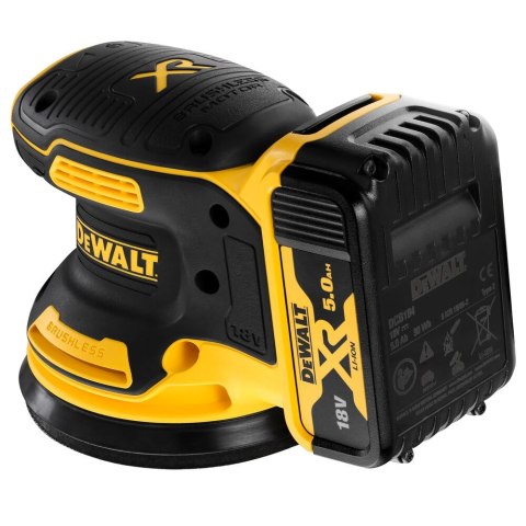 18V XR SZLIFIERKA MIMOŚRODOWA 125MM 2 X 5AH DEWALT DCW210P2-QW
