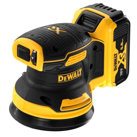 18V XR SZLIFIERKA MIMOŚRODOWA 125MM 2 X 5AH DEWALT DCW210P2-QW
