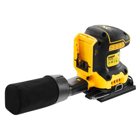 18V XR SZLIFIERKA OSCYLACYJNA 1/4 NA ARKUSZE DEWALT DCW200NT-XJ