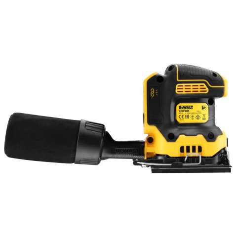 18V XR SZLIFIERKA OSCYLACYJNA 1/4 NA ARKUSZE DEWALT DCW200NT-XJ