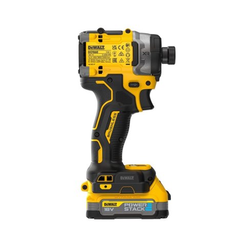 18V XR ZAKRĘTARKA UDAROWA 2X1.7AH POWERSTACK DEWALT DCF860E2T-QW