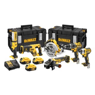 18V XR ZESTAW 6 NARZĘDZI BEZSZCZOTKOWYCH - 3 X 5 AH DEWALT DCK623P3-QW