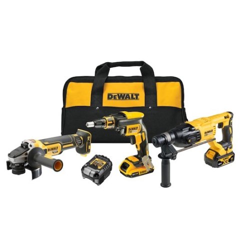 18V XR ZESTAW COMBO DCF620 DCH133 DCG405 1X4AH 1X2AH DEWALT DCK308DM-QW