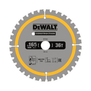 2 PAK TARCZ CSB 165X20MM 24T I 36T DEWALT DT90270-QZ