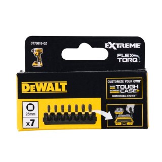 7 SZT. BITY KWADRAT 25MM FLEXTORQ DEWALT DT70815-QZ