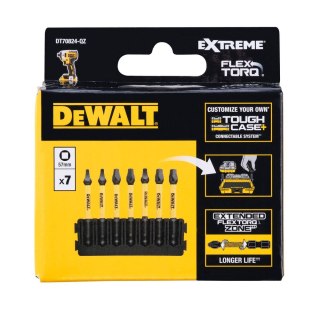 7 SZT. BITY KWADRAT 57MM FLEXTORQ DEWALT DT70824-QZ