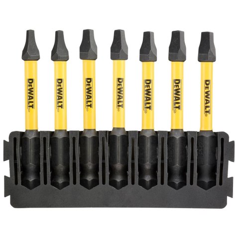 7 SZT. BITY KWADRAT 57MM FLEXTORQ DEWALT DT70824-QZ