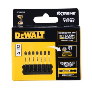 7 SZT. BITY PH2 57MM FLEXTORQ DEWALT DT70817-QZ