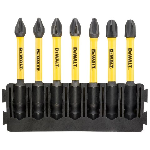 7 SZT. BITY PHILLIPS 57MM FLEXTORQ DEWALT DT70818-QZ