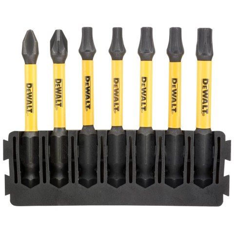 7 SZT. BITY PH/PZ/TX 57MM FLEXTORQ DEWALT DT70820-QZ