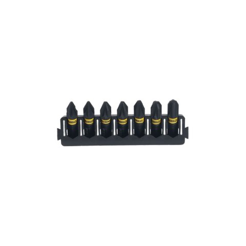 7 SZT. BITY POZI 25MM FLEXTORQ DEWALT DT70812-QZ