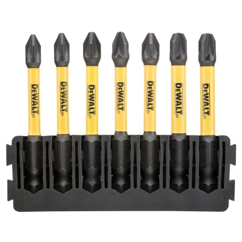 7 SZT. BITY POZI 57MM FLEXTORQ DEWALT DT70822-QZ