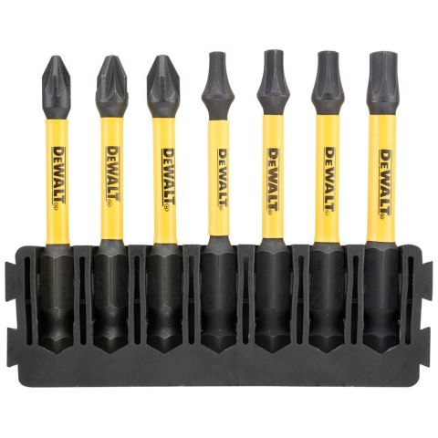 7 SZT. BITY PZ/TX 57MM FLEXTORQ DEWALT DT70823-QZ