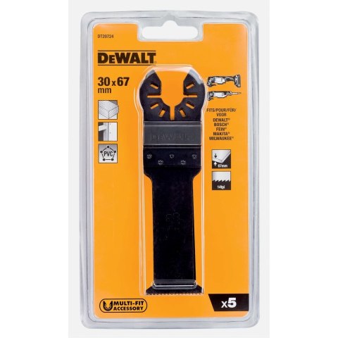 BRZESZCZOTY DO DREWNA TWARDEGO 30X67 DO MULTINARZĘDZIA DEWALT DT20724-QZ
