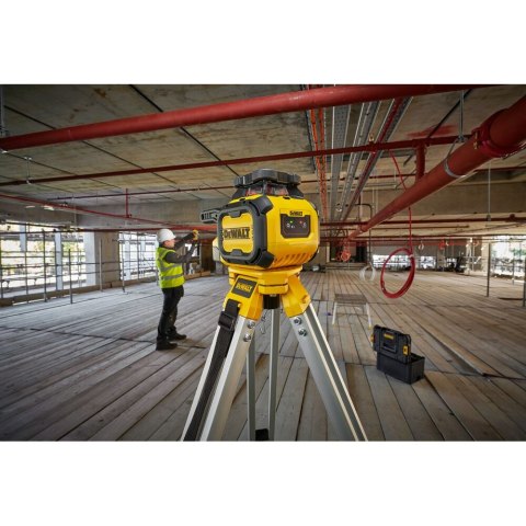 CZERWONY ROTACYJNY LASER ALKALICZNY DEWALT DCLE05211R-XJ