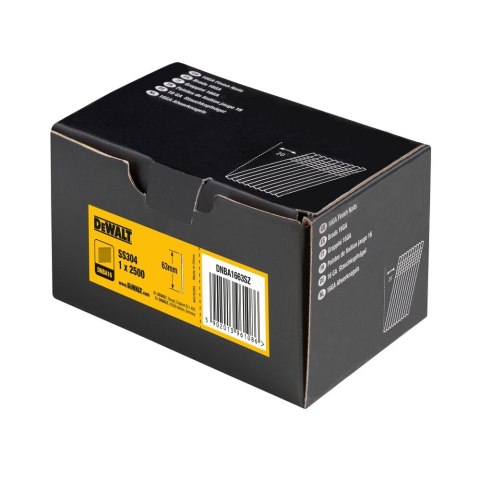 GWOŹDZIE 16GA 20 DEG 63MM SS304 2.5M DEWALT DNBA1663SZ