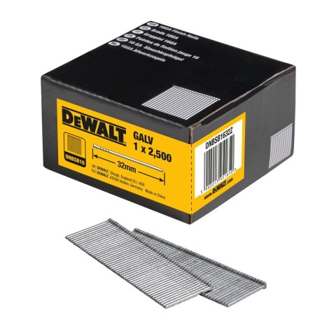 GWOŹDZIE 16GA 32MM GALV 2.5M DEWALT DNBSB1632Z