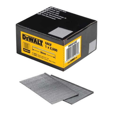 GWOŹDZIE 16GA 38MM GALV 2.5M DEWALT DNBSB1638Z