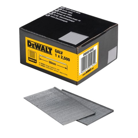 GWOŹDZIE 16GA 50MM GALV 2.5M DEWALT DNBSB1650Z