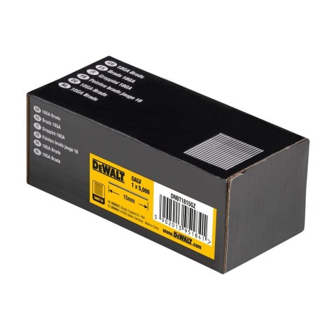 GWOŹDZIE/SZTYFTY 0ST 18GA DŁ.15MM OCYN DEWALT DNBT1815GZ