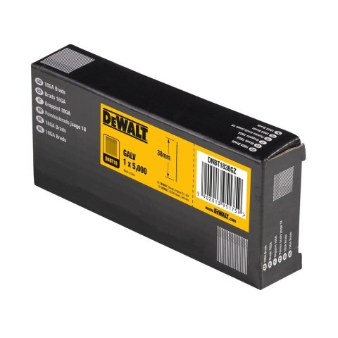 GWOŹDZIE/SZTYFTY 0ST 18GA DŁ.38MM OCYN DEWALT DNBT1838GZ