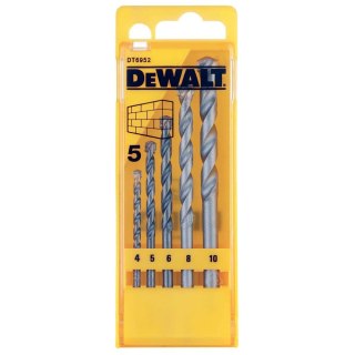KASETA, 5 WIERTŁA DO MURARSTWA DEWALT DT6952-QZ