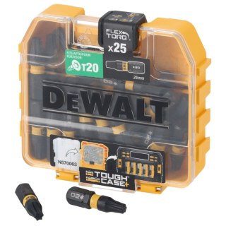 KOŃC. UDAR T20 25MM TORX TIC TAC DEWALT DT70557T-QZ