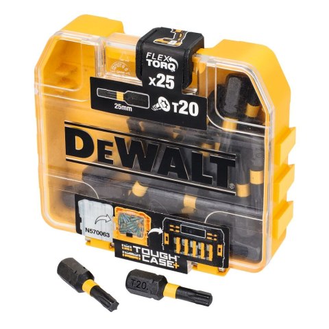 KOŃC. UDAR T20 25MM TORX TIC TAC DEWALT DT70557T-QZ