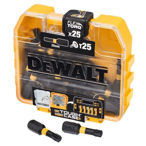 KOŃC. UDAR T25 25MM TORX TIC TAC DEWALT DT70558T-QZ