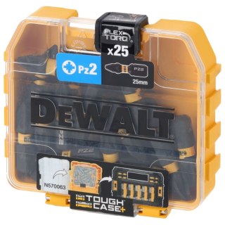KOŃC WKRĘT UDAR PZ2 25MM TORX TIC TAC DEWALT DT70556T-QZ