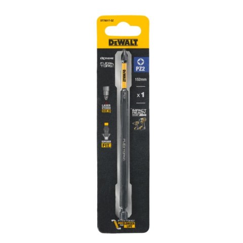 KOŃCÓWKA WKRĘTARSKA FLEXTORQ  PZ2/125 MM 1 SZT. DEWALT DT7801T-QZ