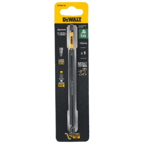 KOŃCÓWKA WKRĘTARSKA FLEXTORQ  T25/125 MM 1 SZT. DEWALT DT7803T-QZ